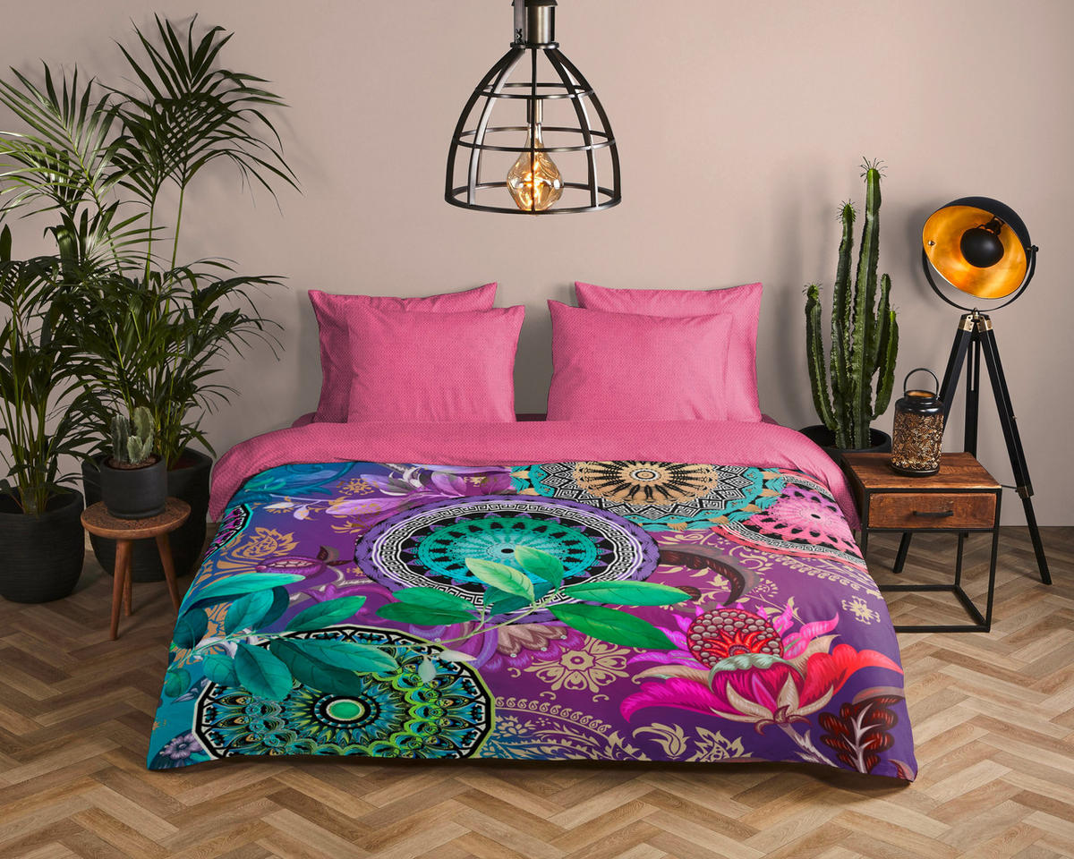 BETTWÄSCHE HIP Satin 140/200 cm  - Multicolor, Trend, Textil (140/200cm)