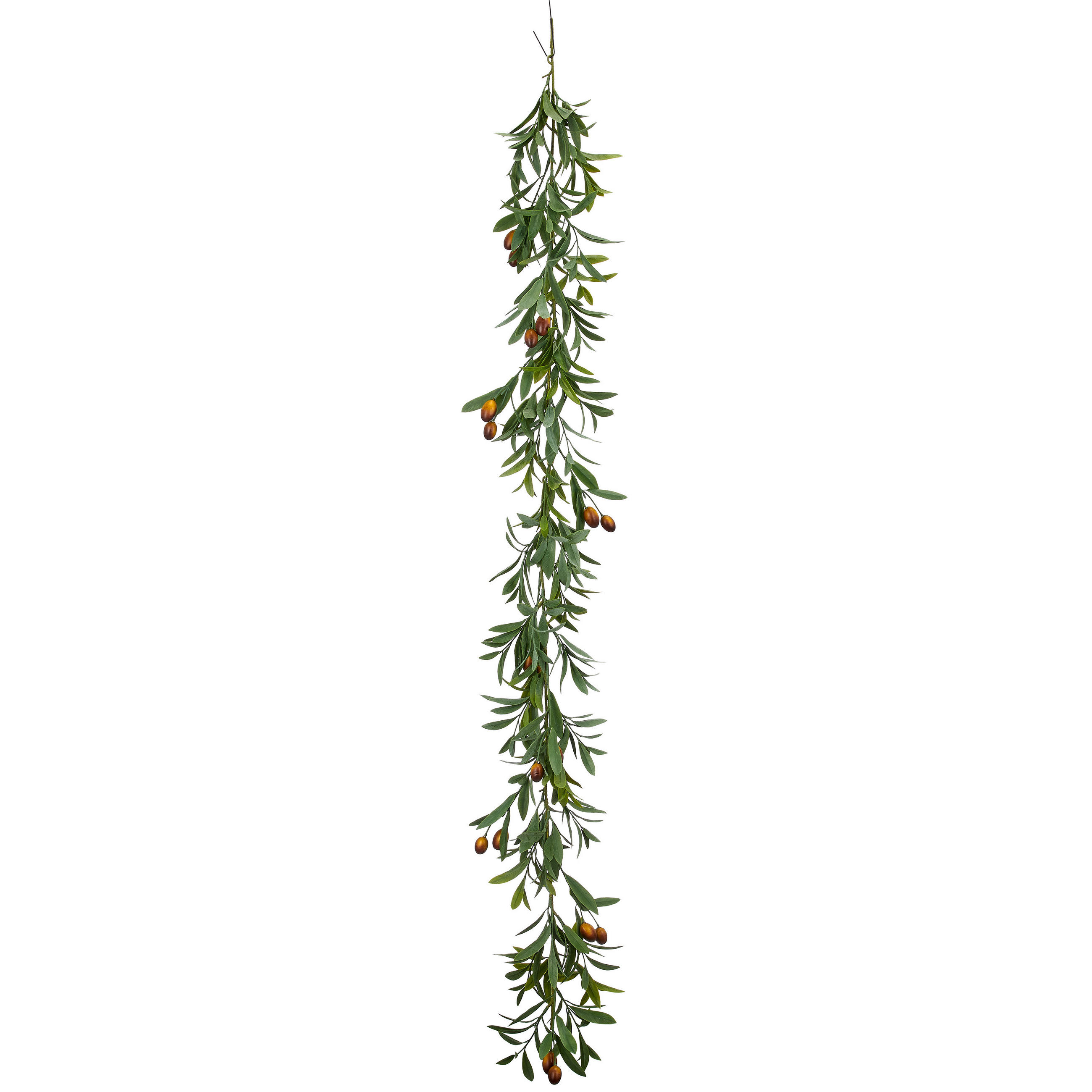 KUNSTPFLANZE Olive  - Grün, Basics, Kunststoff (120cm)