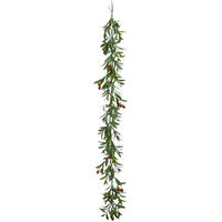 KUNSTPFLANZE Olive  - Grün, Basics, Kunststoff (120cm)