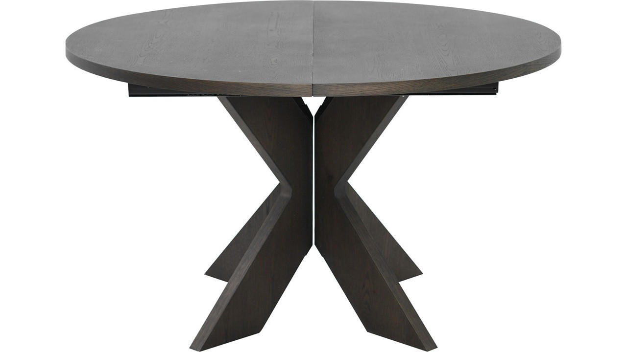 MATBORD brun rund  utdragbar, finns i olika storlekar, finns i olika trädekorer  - brun, Design, trä (130-230/130/75cm) - Best Price