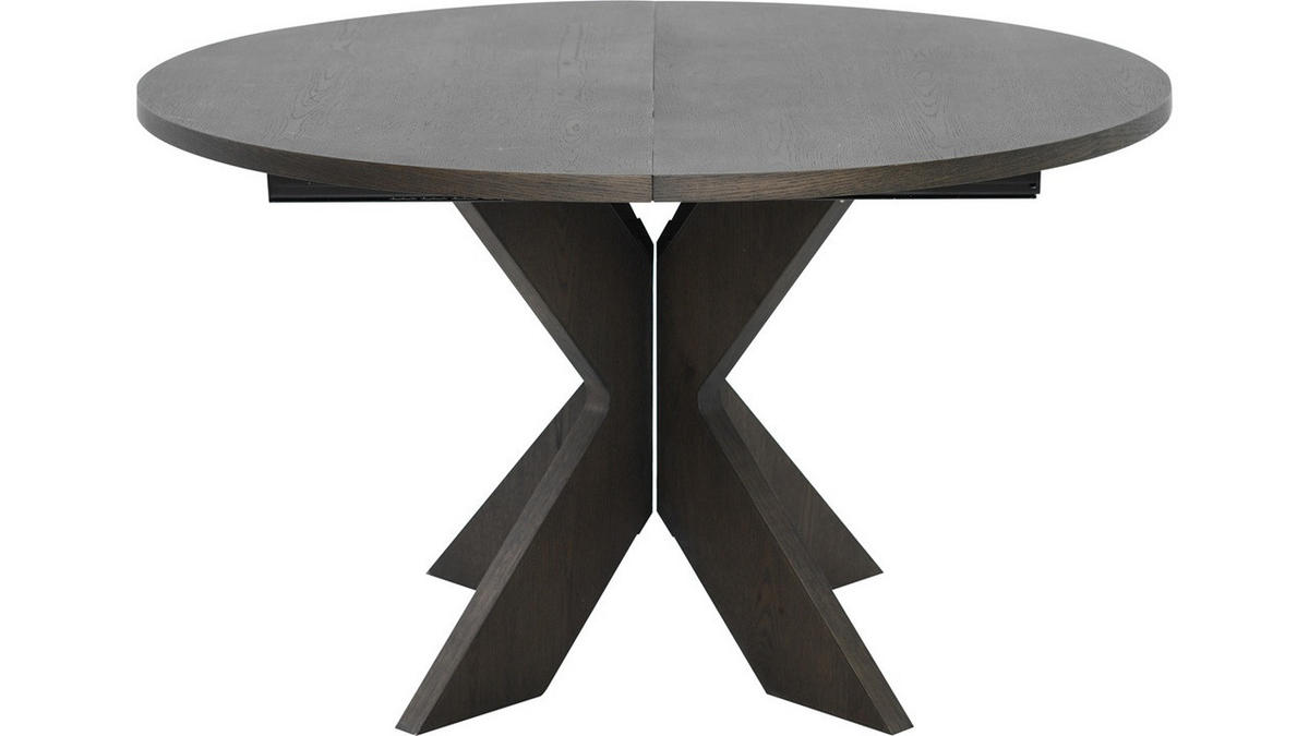 MATBORD brun rund  utdragbar, finns i olika storlekar, finns i olika trädekorer  - brun, Design, trä (130-180/130/75cm) - Best Price