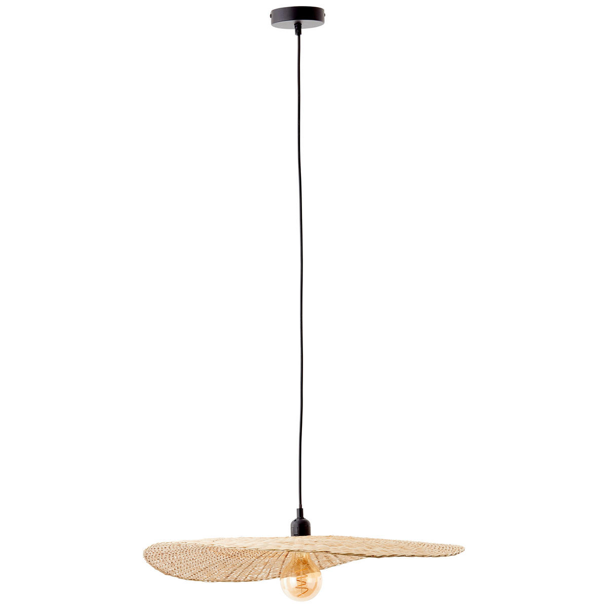 SVJETILJKA VISEĆA     60/120/60 cm   Jefter  - prirodne boje/crna, Basics, prirodni materijali (60/120/60cm)