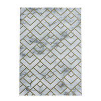 GOLVLÖPARE 80/250 cm Naxos 3813 Gold  - guldfärgad, Design, textil (80/250cm)