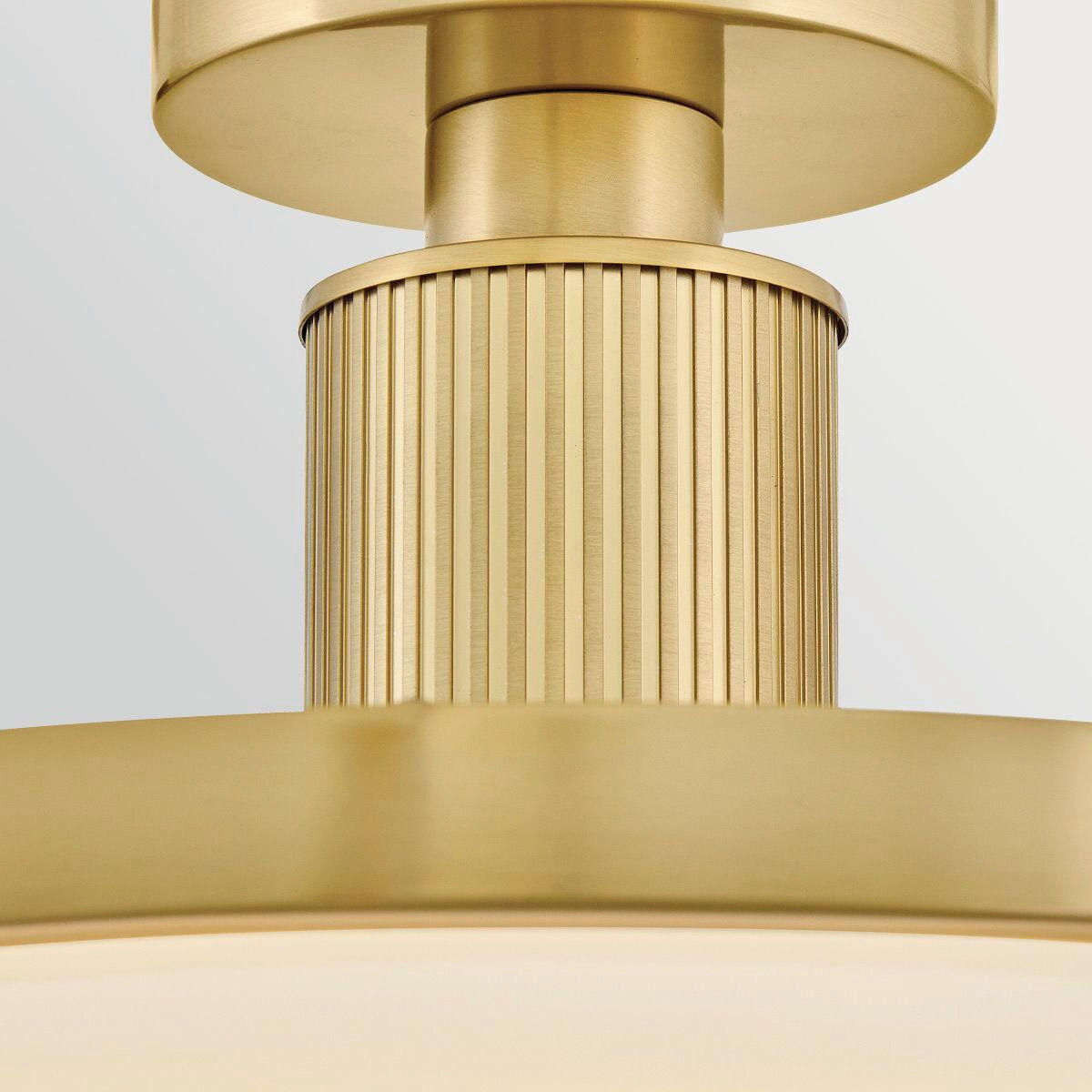 LED-HÄNGELEUCHTE Hinkley 22,2/36,2 cm  - Goldfarben, Design, Glas/Metall (22,2/36,2cm) - Elstead Lighting