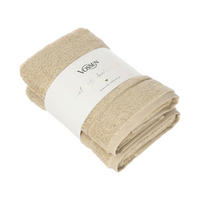 HANDTUCHSET Shiny Times Hellbraun 2-teilig  - Hellbraun, Basics, Textil (50/100cm) - Vossen