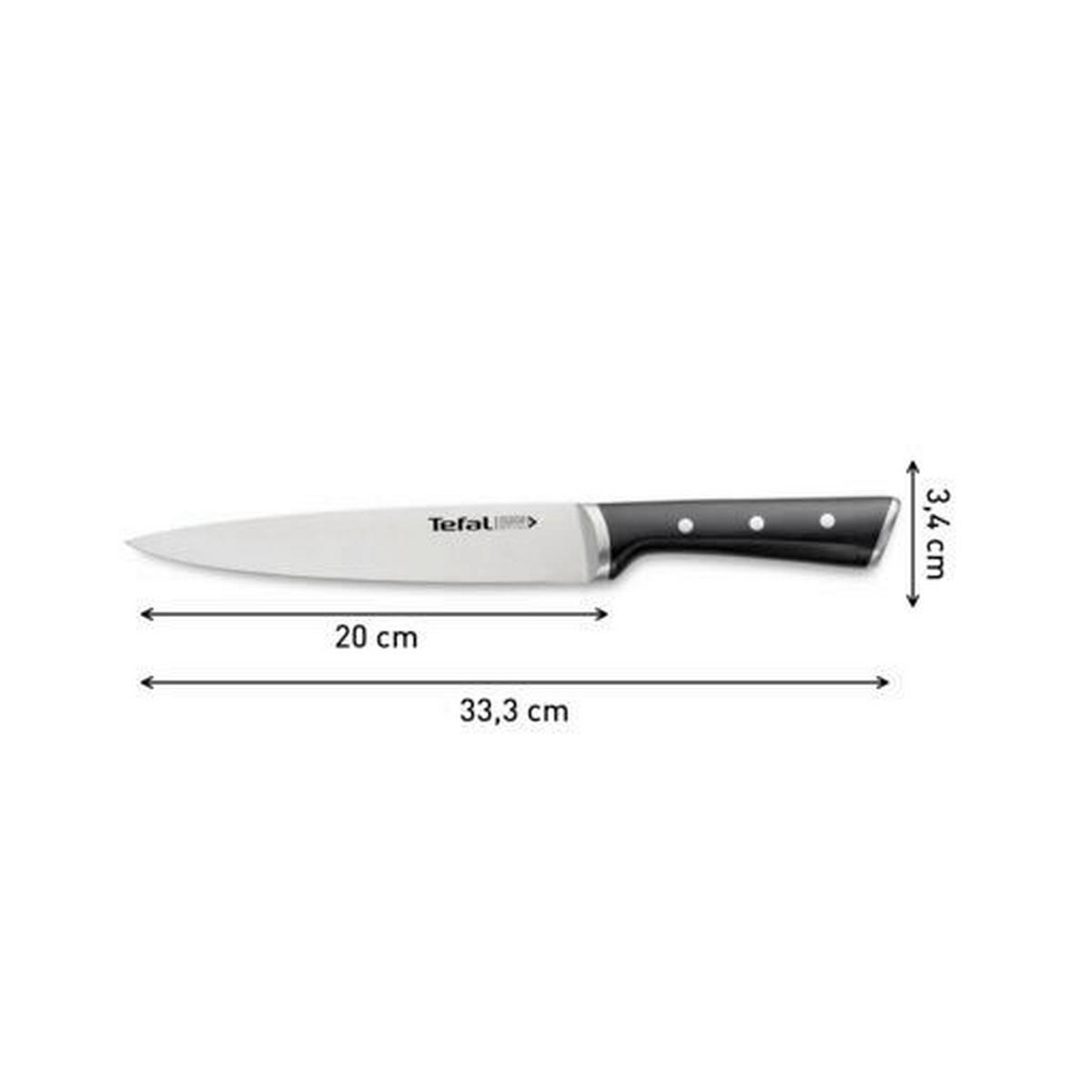KÉS - világosszürke/fekete, Basics, műanyag/fém (8.5cm) - Tefal