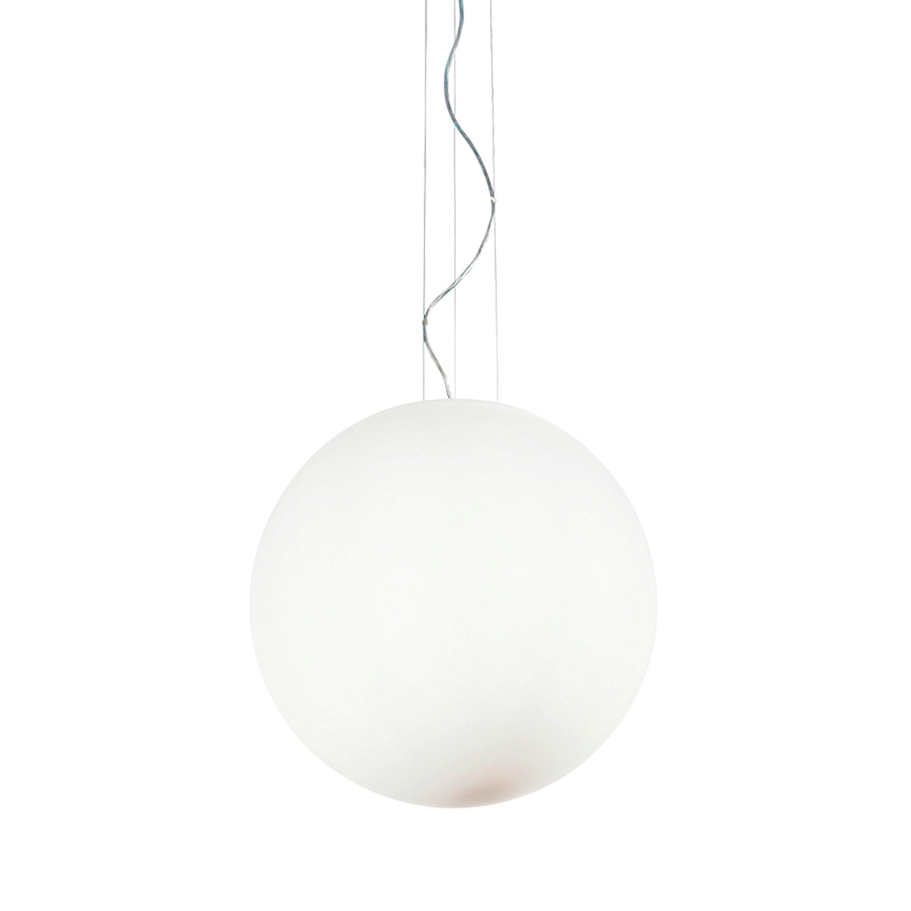 HÄNGELEUCHTE Mapa Bianco SP1 50/75-250 cm   - Weiß, Basics, Glas (50/75-250cm) - Ideal Lux