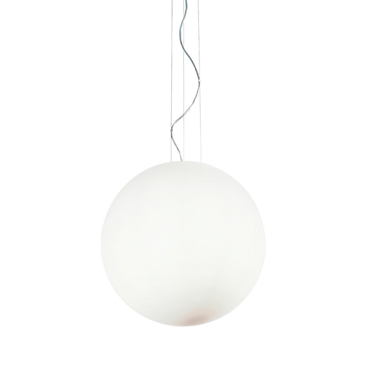 HÄNGELEUCHTE 50/75-250 cm  - Weiß, Basics, Glas (50/75-250cm) - Ideal Lux