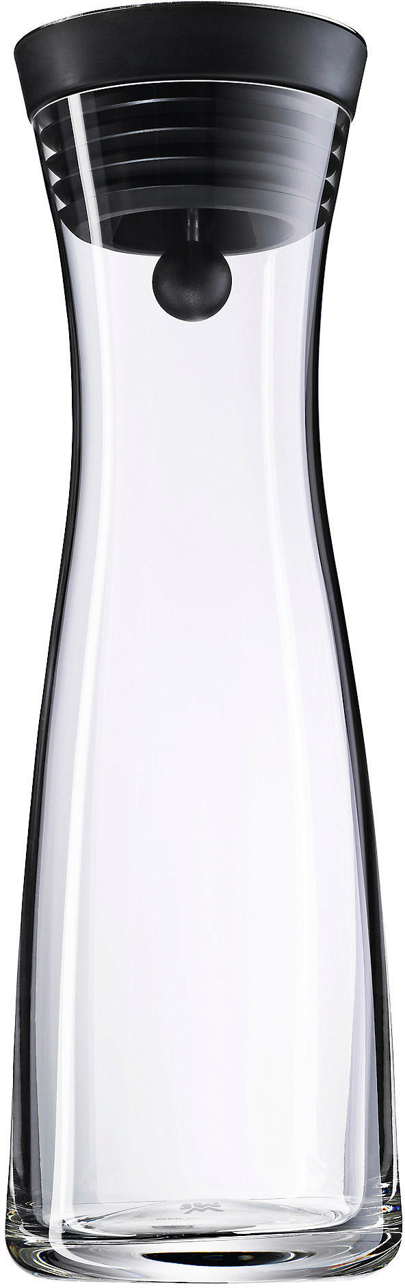 WASSERKARAFFE 1 L - Klar/Edelstahlfarben, Basics, Glas/Kunststoff (1l) - WMF