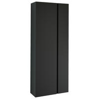 GARDEROBENSCHRANK Gardasee  in 60/165/33 cm  - Anthrazit, Design, Holzwerkstoff (60/165/33cm) - Moderano