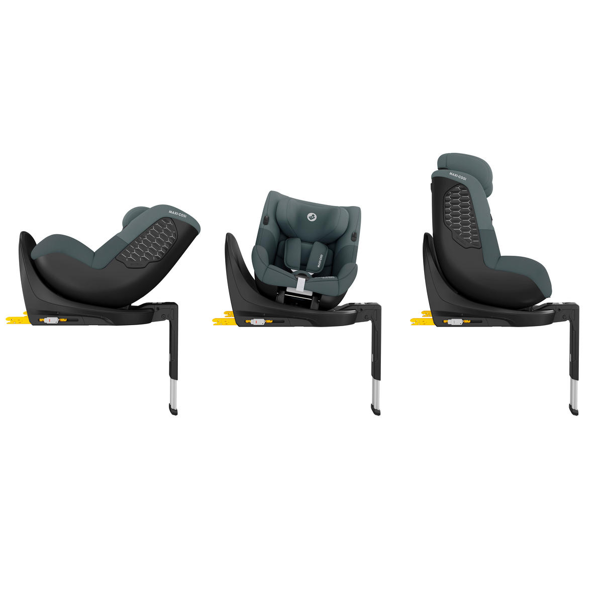 REBOARDER-KINDERSITZ Mica 360 S  - Graphitfarben, Basics, Kunststoff/Textil (42/52/72cm) - Maxi-Cosi