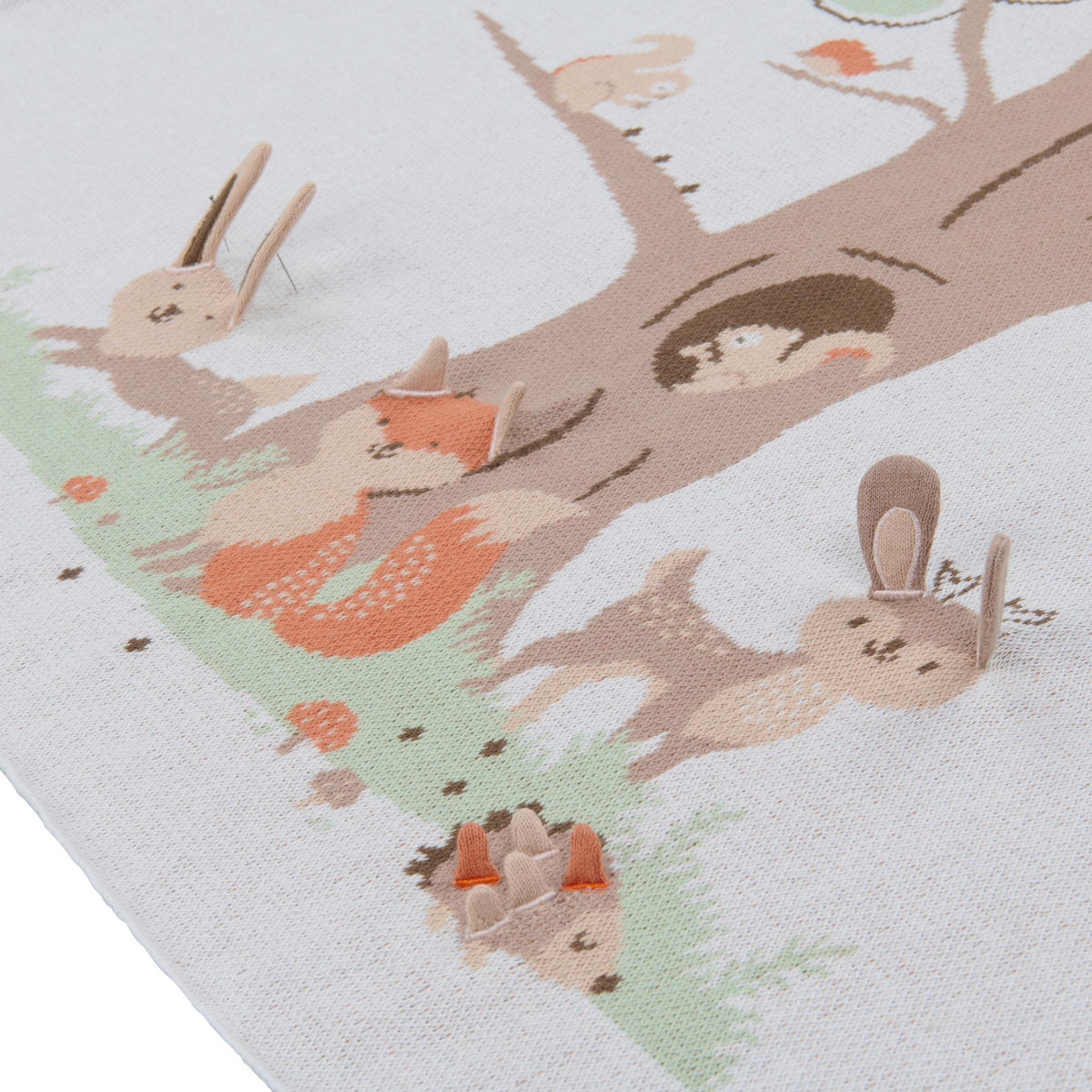 SCHMUSEDECKE   - Multicolor, Natur, Textil (80/100cm) - Patinio