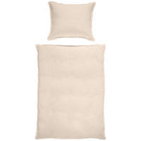 BETTWÄSCHESET Leinenoptik 140/200 cm  70 cm/90 cm  - Beige, Trend, Textil (140/200cm) - Ambiente