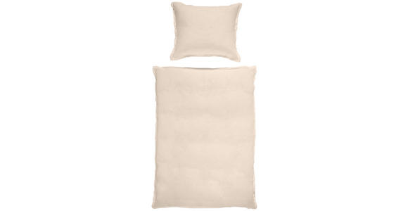 BETTWÄSCHE Leinenoptik 140/200 cm  - Beige, Trend, Textil (140/200cm) - Ambiente