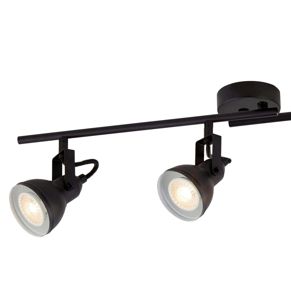 DECKENSTRAHLER Focus 81/9/19 cm  - Schwarz, Design, Metall (81/9/19cm)