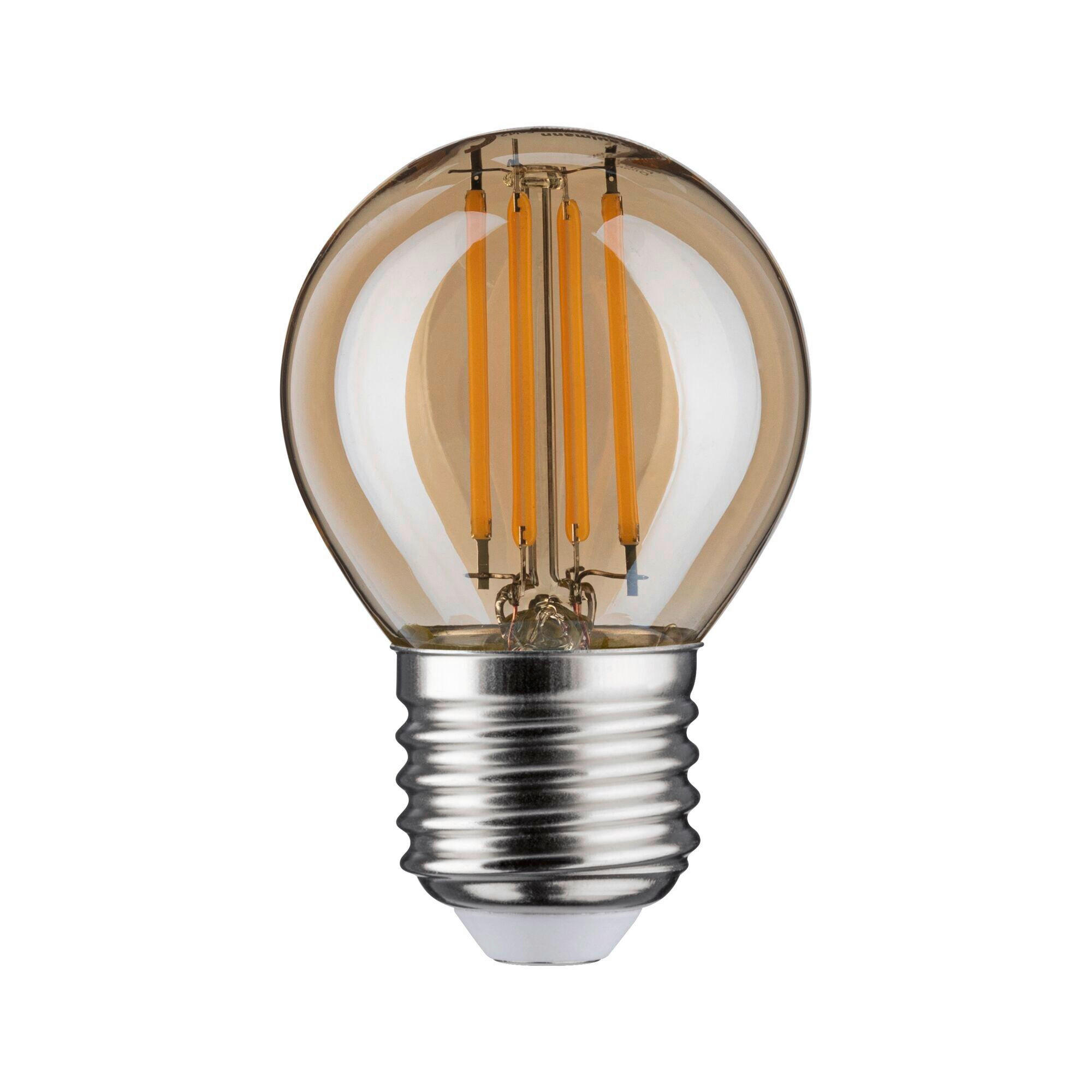 DEKO-LEUCHTMITTEL E27  4,7 W  - Goldfarben, Basics, Glas (4,5/7,2cm) - Paulmann