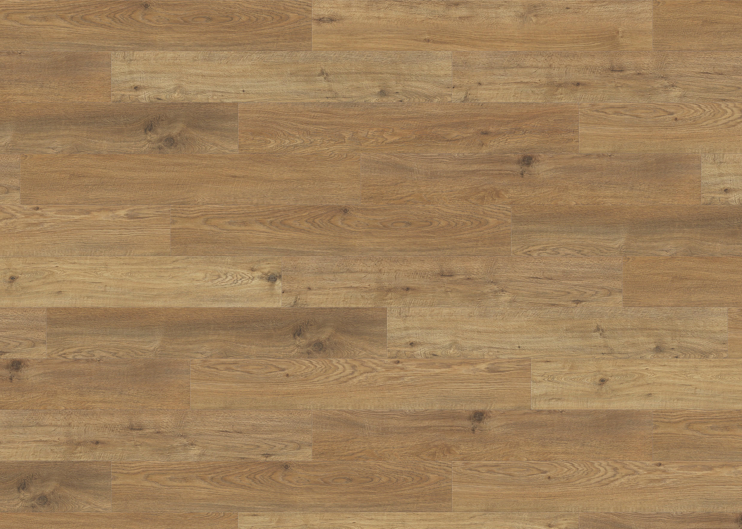 DESIGNBODEN PowerStar Eiche Castilla natur  per  m² - Eichefarben, Basics, Holzwerkstoff (19.3/128.2cm) - Living by HARO