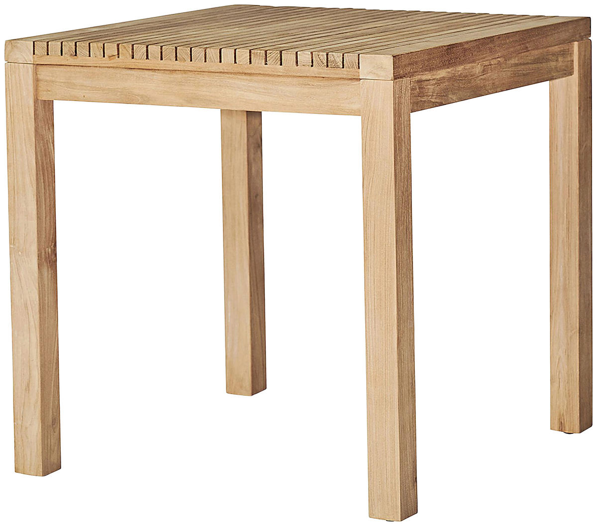 GARTENTISCH 75/75/75 cm Holz quadratisch  - Teakfarben, MODERN, Holz (75/75/75cm) - Jan Kurtz