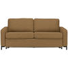 SCHLAFSOFA in Textil Goldfarben  - Goldfarben/Schwarz, Konventionell, Textil/Metall (187/84/97cm) - Welnova