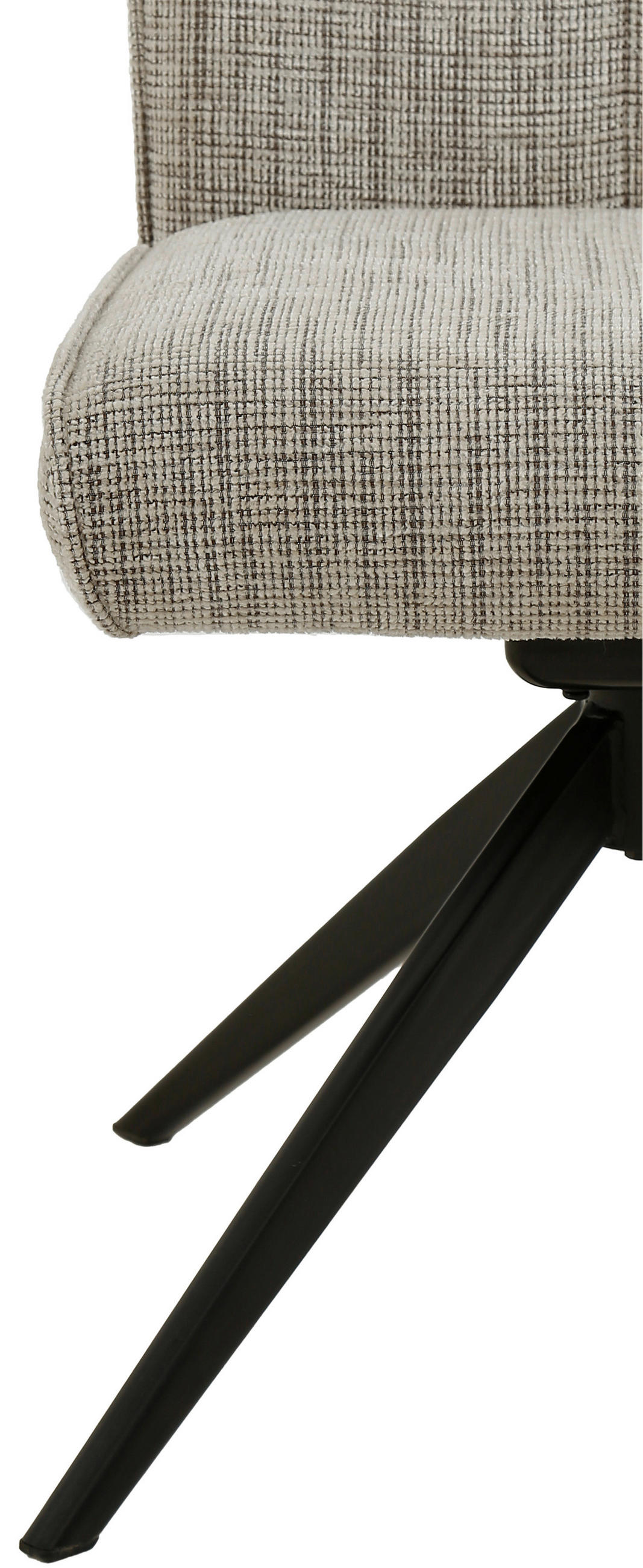 STUHL - Schwarz/Braun, Design, Textil/Metall (50/90,5/66cm) - Carryhome