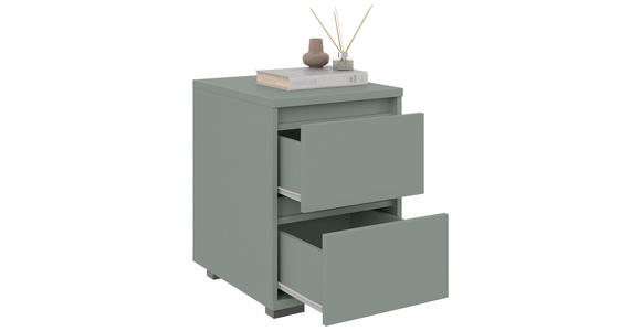 NACHTSCHRANK 40,1/54,8/48 cm  - Anthrazit/Graugrün, Design, Holzwerkstoff/Kunststoff (40,1/54,8/48cm) - Carryhome