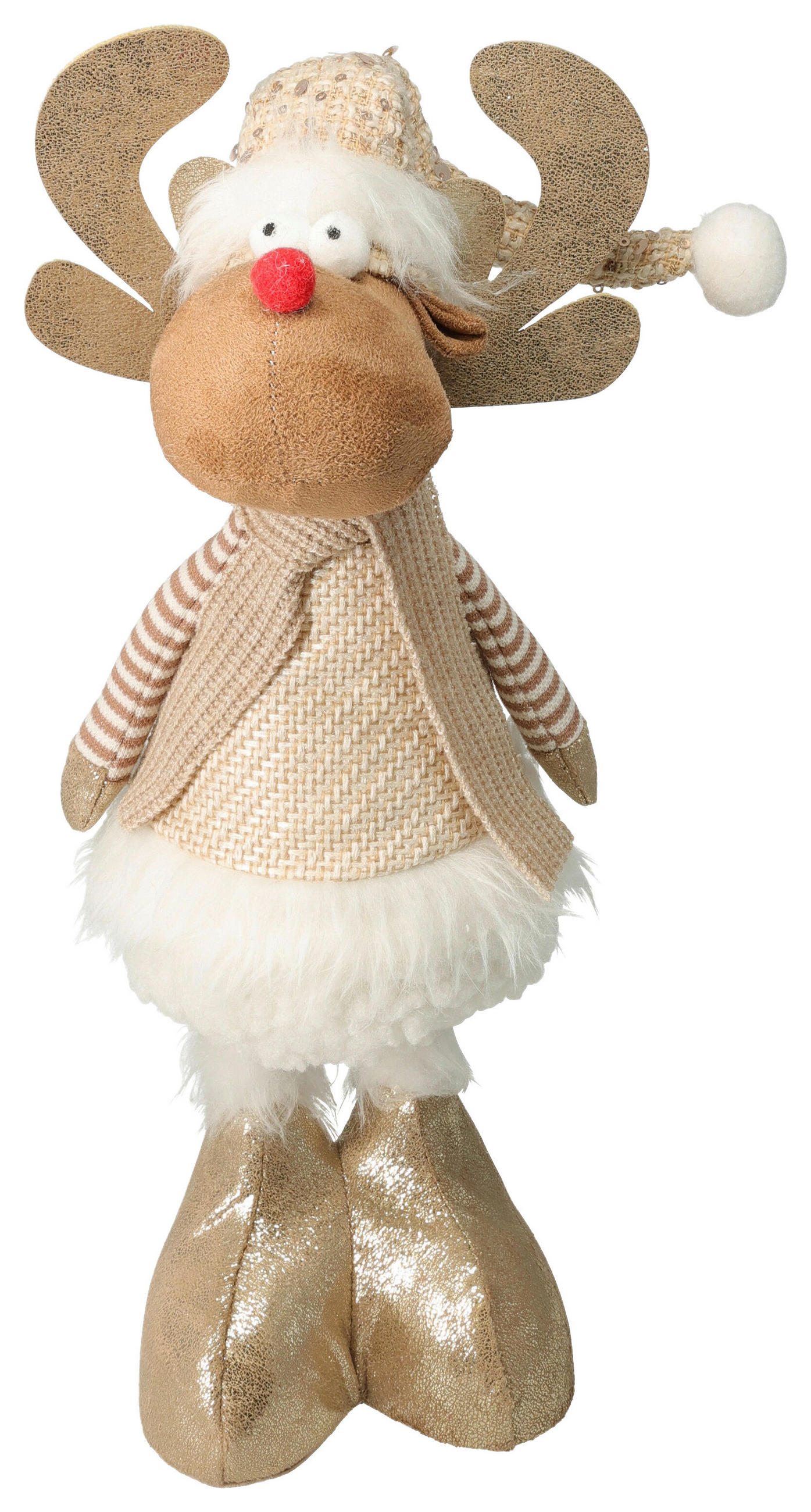 Dekorenntier - multicolor, textil (14/49/12cm)