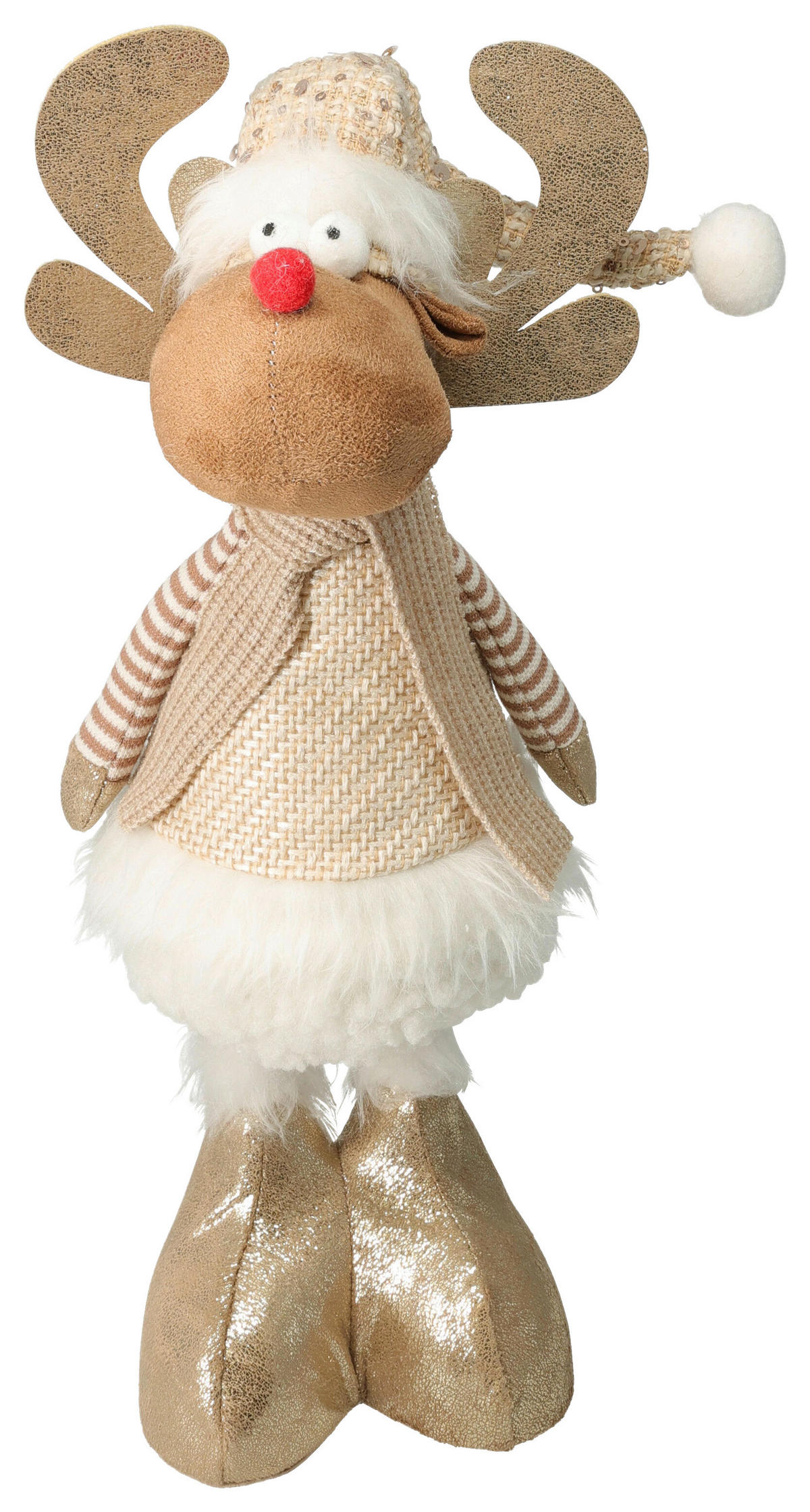 Dekorenntier - multicolor, textil (14/49/12cm)