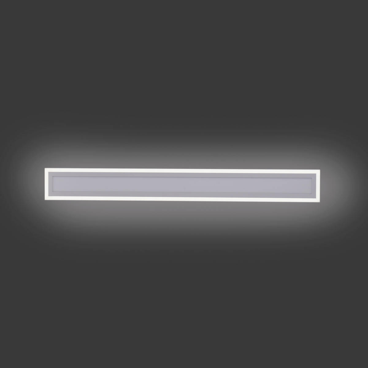 LED-DECKENLEUCHTE 100/11/6 cm   - Weiß, Design, Kunststoff/Metall (100/11/6cm) - Novel