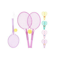 Tennis set - röd/blå, Basics, plast (54cm)