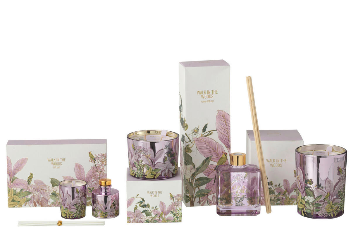 DUFTSET  - Pink, Basics, Naturmaterialien (20/6/12,5cm)