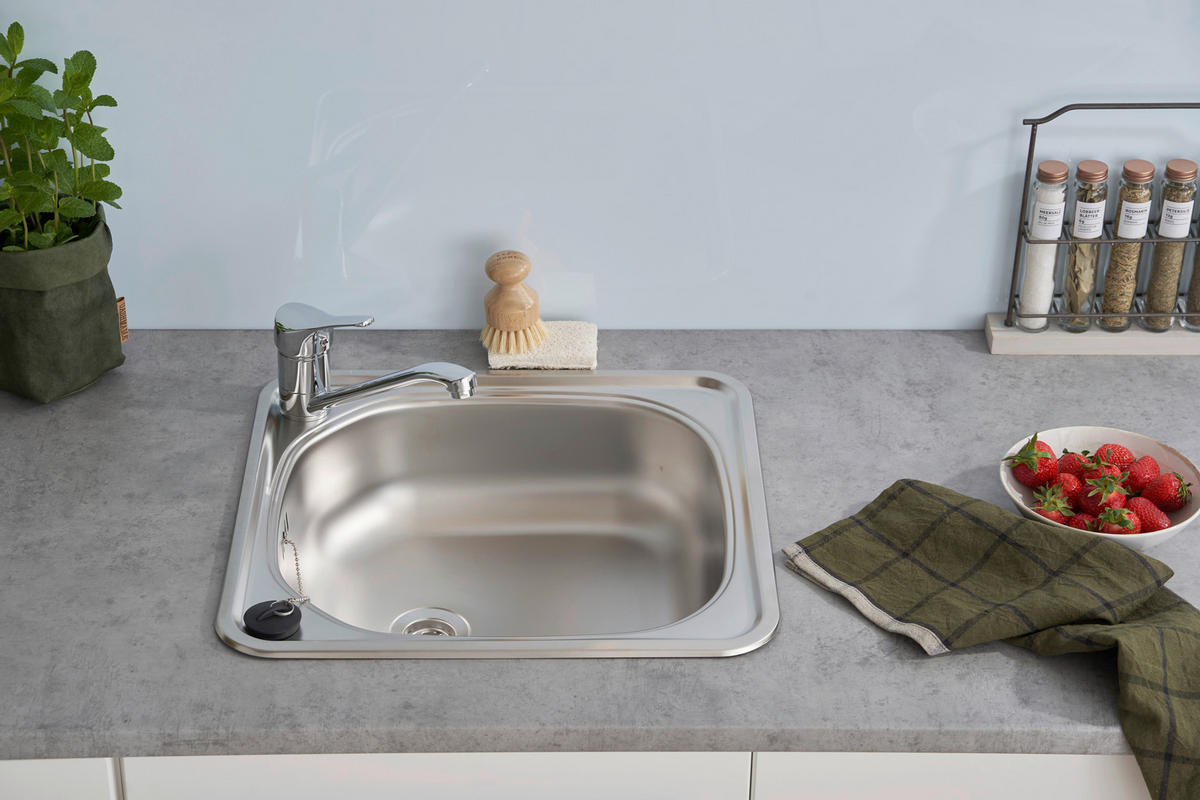 DISKHO 1720DALLAS465X435  - stålfärgad, Basics, metall (46,5/15,5/43,5cm) - Respekta