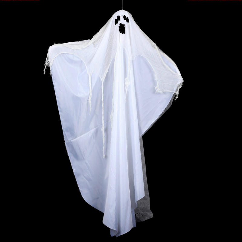 DEKORAČNÝ STRAŠIAK - biela, Basics, textil (100/155/25cm)