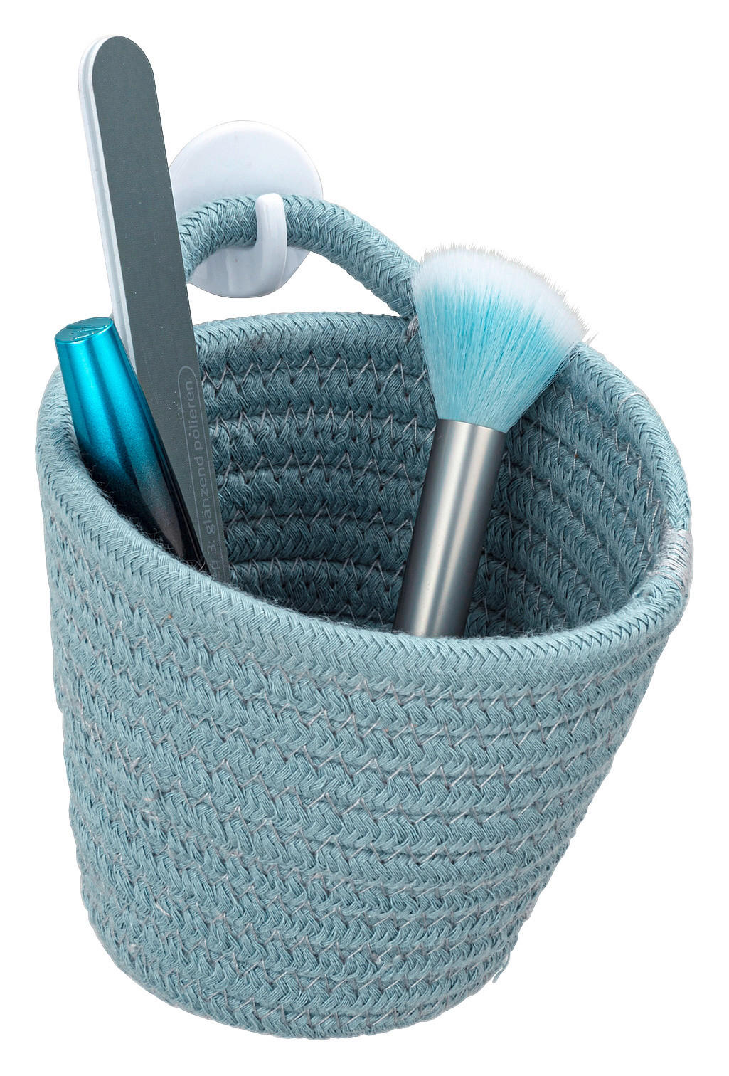 KORB  - Blau, Basics, Textil (12,5/12/14,5cm) - Wenko