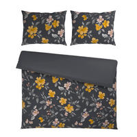 POSTELJINA SA DVA LICA Mavie 200/200 cm saten siva  - siva, Konvencionalno, tekstil (200/200cm) - Novel