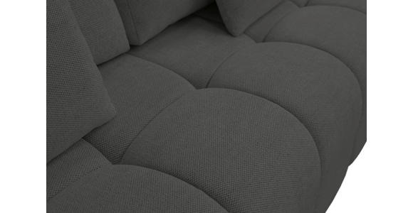 BOXSPRINGSOFA in Chenille Anthrazit  - Anthrazit/Schwarz, MODERN, Kunststoff/Textil (210/72/105cm) - Cantus