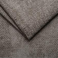 ECKSOFA Greige Struktur  - Greige/Silberfarben, KONVENTIONELL, Textil/Metall (268/207cm) - Carryhome