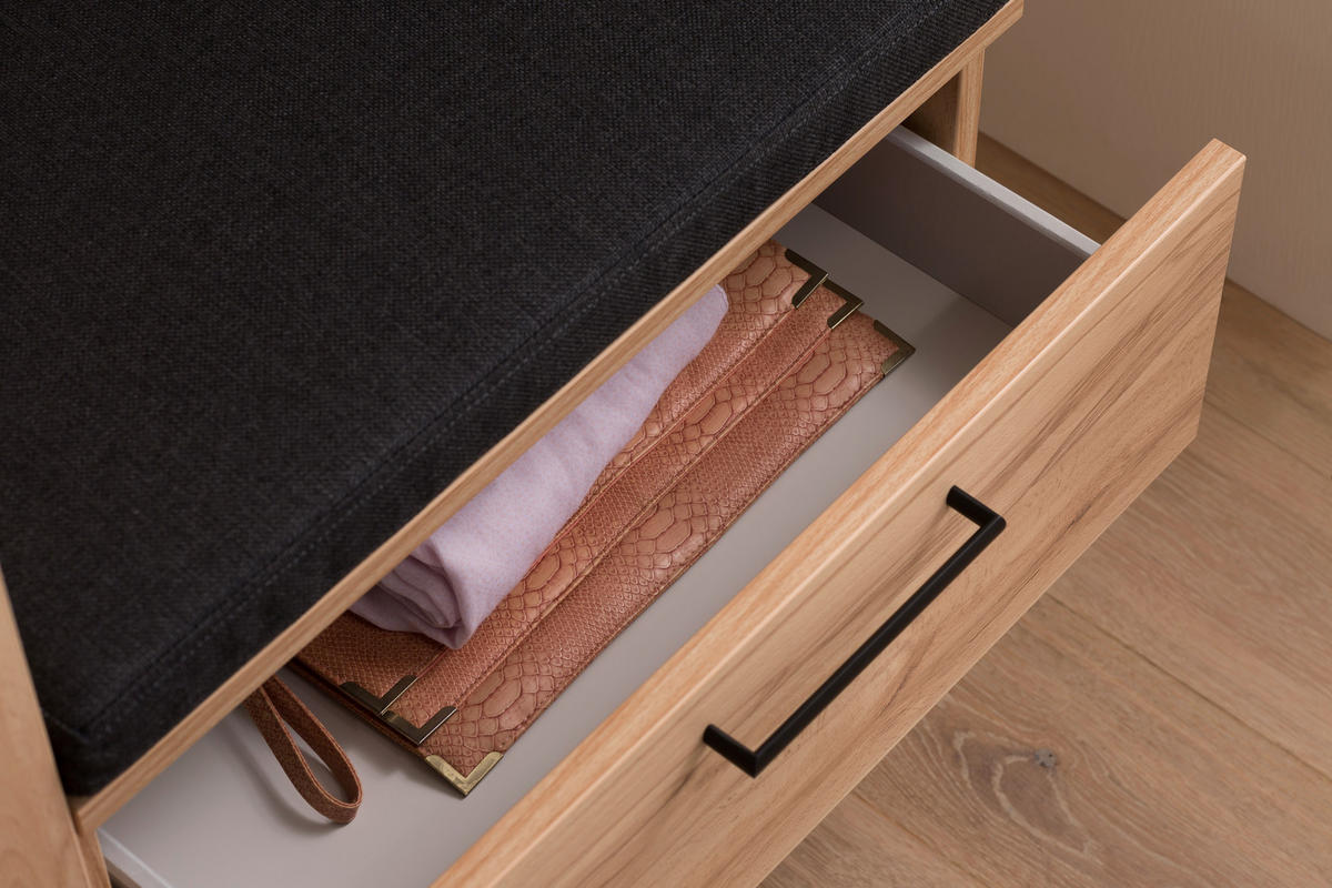 GARDEROBE 6-teilig  in 220/200/38 cm  - Buchefarben, Konventionell, Holzwerkstoff (220/200/38cm) - Moderano
