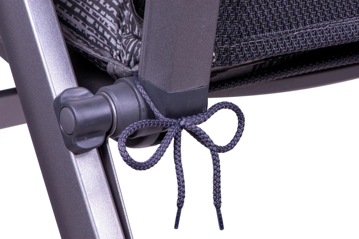 SESSELAUFLAGENSET in Anthrazit Animalprint  - Anthrazit, Basics, Textil (50/7/110cm)