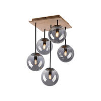 DECKENLEUCHTE    37/37/59,5 cm  - Natur, Glas/Kunststoff (37/37/59,5cm)