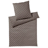 WENDEBETTWÄSCHE Soft Cornflower Flanell 155/220 cm  - Braun, Design, Textil (155/220cm) - Joop!