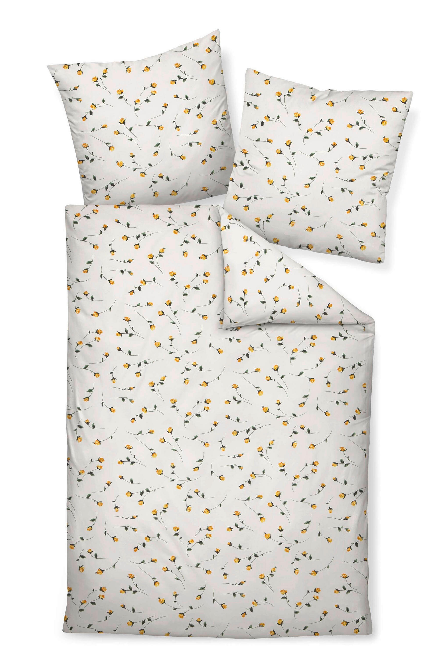 BETTWÄSCHE Tango Seersucker 155/220 cm  - Gelb, Basics, Textil (155/220cm) - Janine