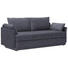 SCHLAFSOFA in Textil Grau - Grau, MODERN, Textil (220/98/96cm) - Joka SCHLAFSOFA in Textil Grau - Grau, MODERN, Textil (220/98/96cm) - Joka