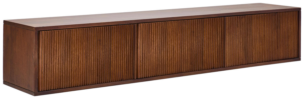 LOWBOARD  in 160/29/33 cm  - Walnussfarben, LIFESTYLE, Holz (160/29/33cm) - Livetastic