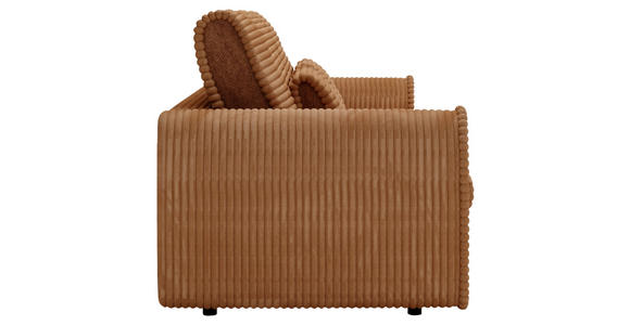 SCHLAFSOFA in Cord, Feincord Rostfarben, Hellbraun  - Hellbraun/Rostfarben, KONVENTIONELL, Kunststoff/Textil (240/83/116cm) - Carryhome