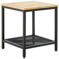 BEISTELLTISCH Holz, Metall, Holzwerkstoff 40/40/45 cm  - Eichefarben/Schwarz, Lifestyle, Holz/Holzwerkstoff (40/40/45cm) - Xora