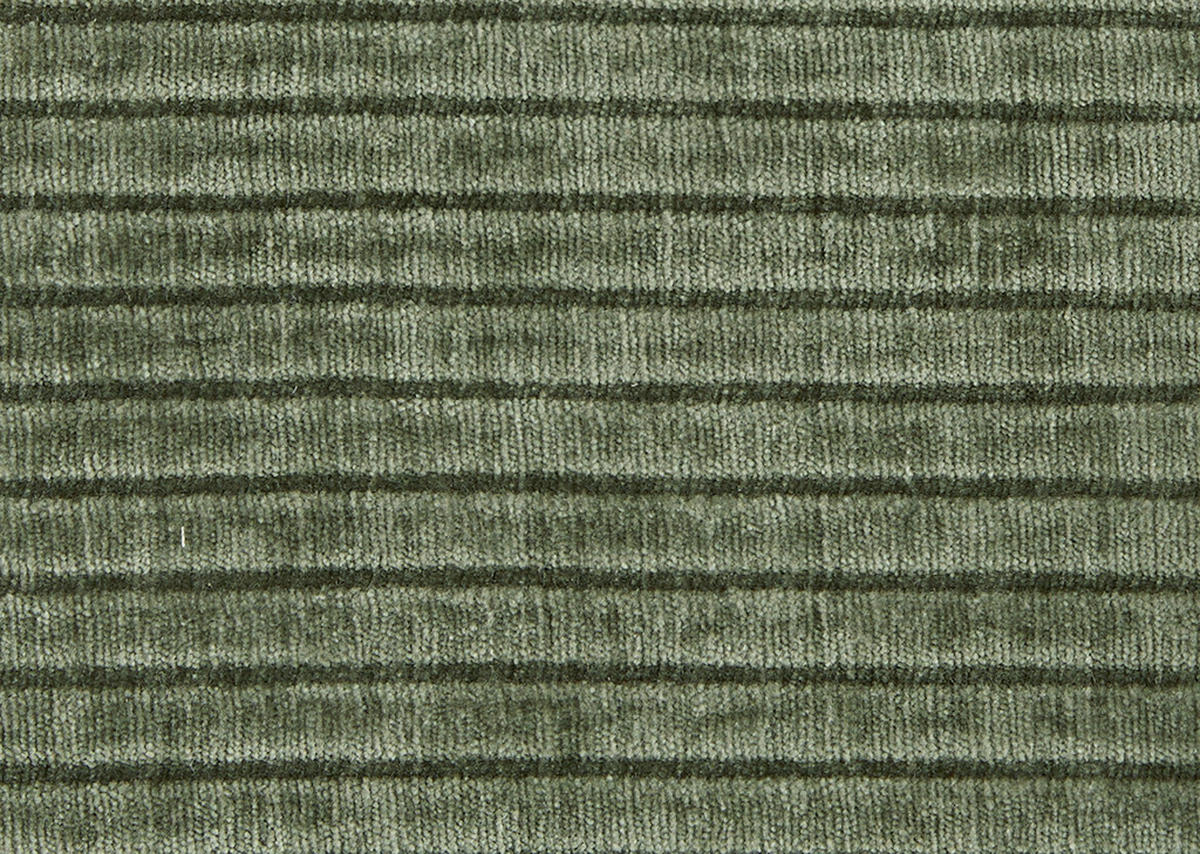 ECKSOFA in Chenille, Jacquard Grün  - Schwarz/Grün, Design, Kunststoff/Textil (242/316cm) - Niels Andersson