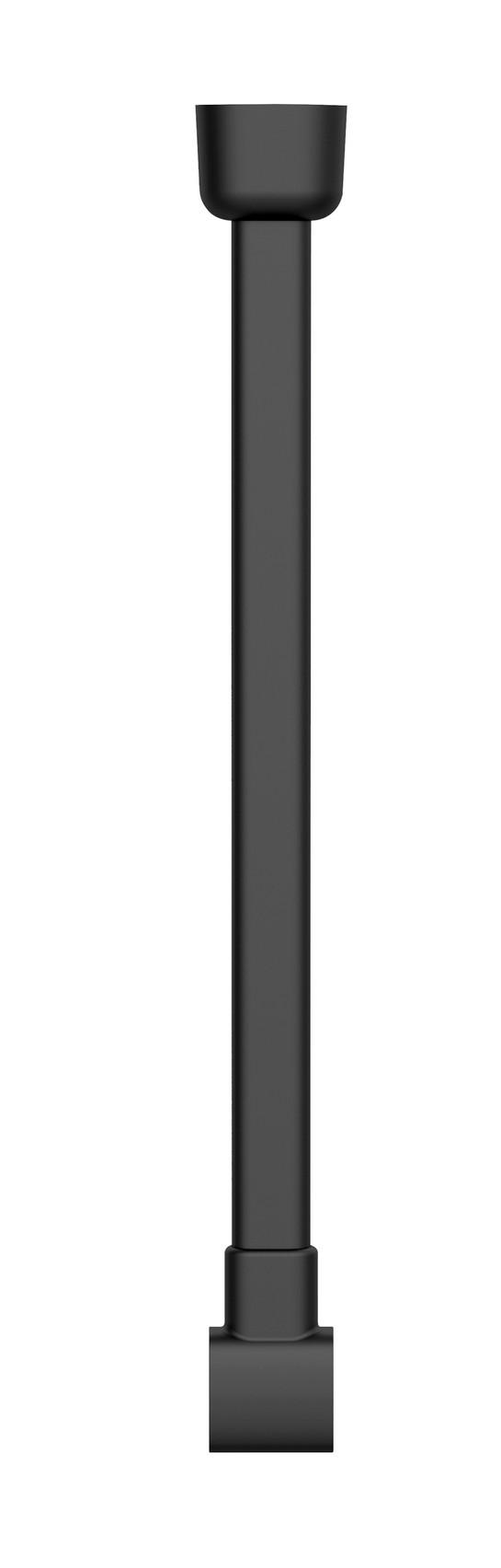 DUSCHSTANGE - Schwarz, KONVENTIONELL, Metall (3,5/57cm) - Schöner Wohnen