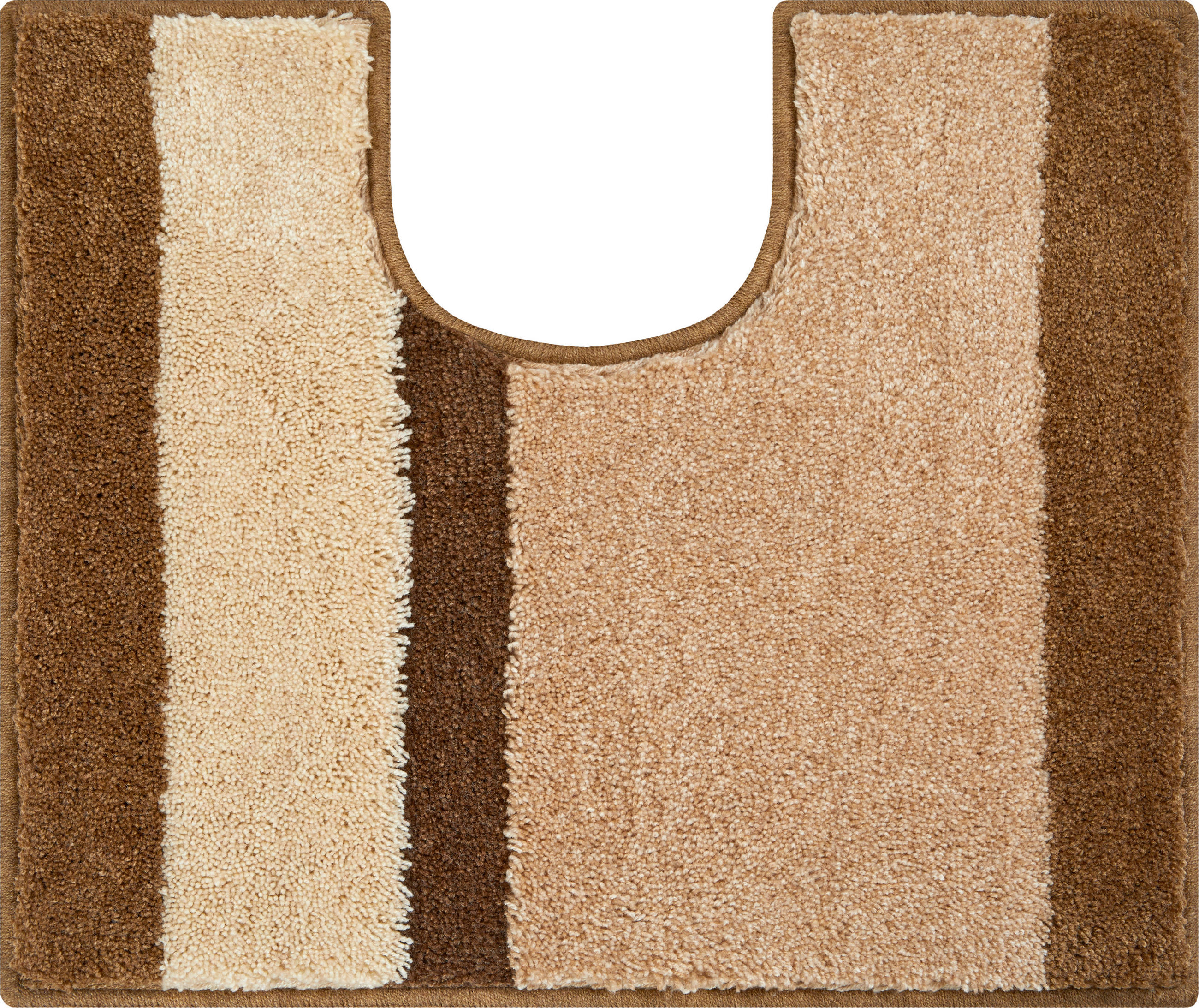 WC-VORLEGER Beige 49/60 cm  - Beige, Basics, Kunststoff/Textil (49/60cm) - Grund