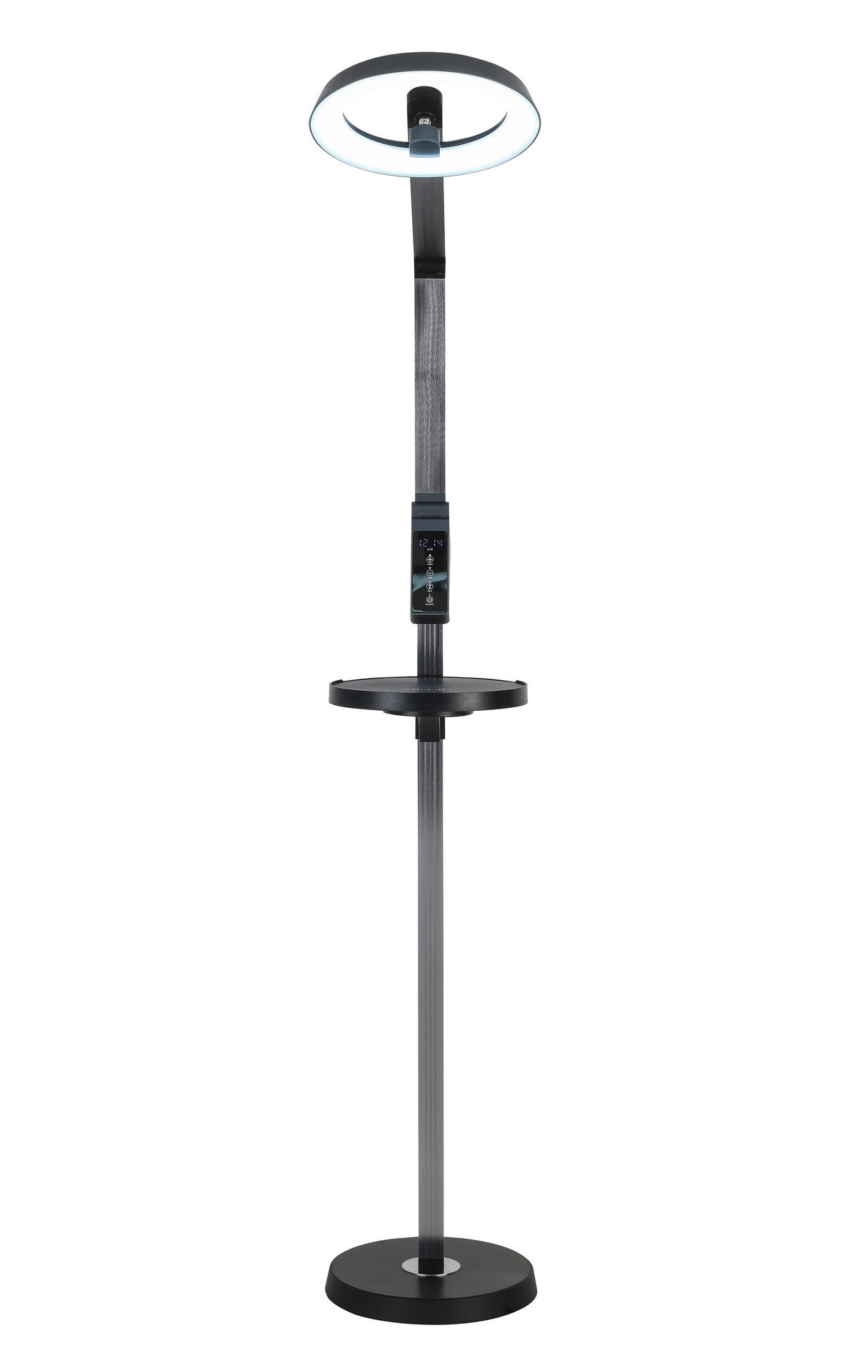STOJACÍ LED SVÍTIDLO, 71/135 cm  - antracitová, Trend, kov/plast (71/135cm) - Novel