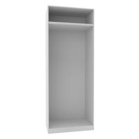 KLEIDERSCHRANKKORPUS 91,1/242,2/56,5 cm  - Weiß, KONVENTIONELL, Holzwerkstoff (91,1/242,2/56,5cm) - Hom`in